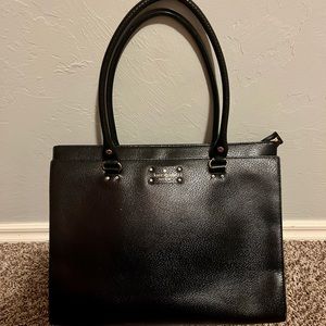 Black Kate Spade tote bag